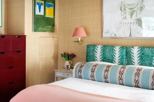 Pattern, colour and texture in the bedroom